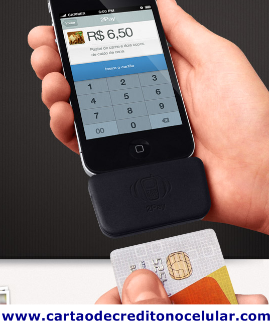2pay cartão de crédito pelo celular