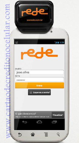 Mobile Rede-  Cartões de Crédito pelo Celular com Aplicativo da Ex Redecard